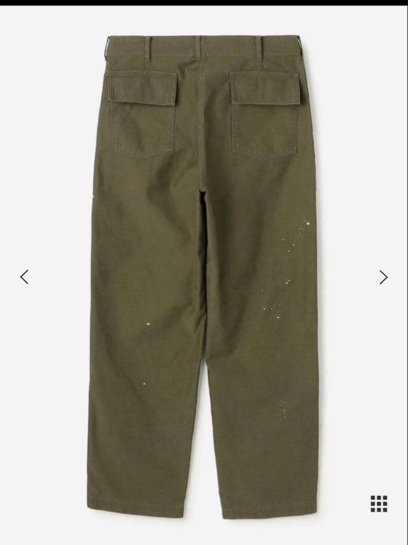 パンツ AURALEE BLEACHED BAKER PANTS