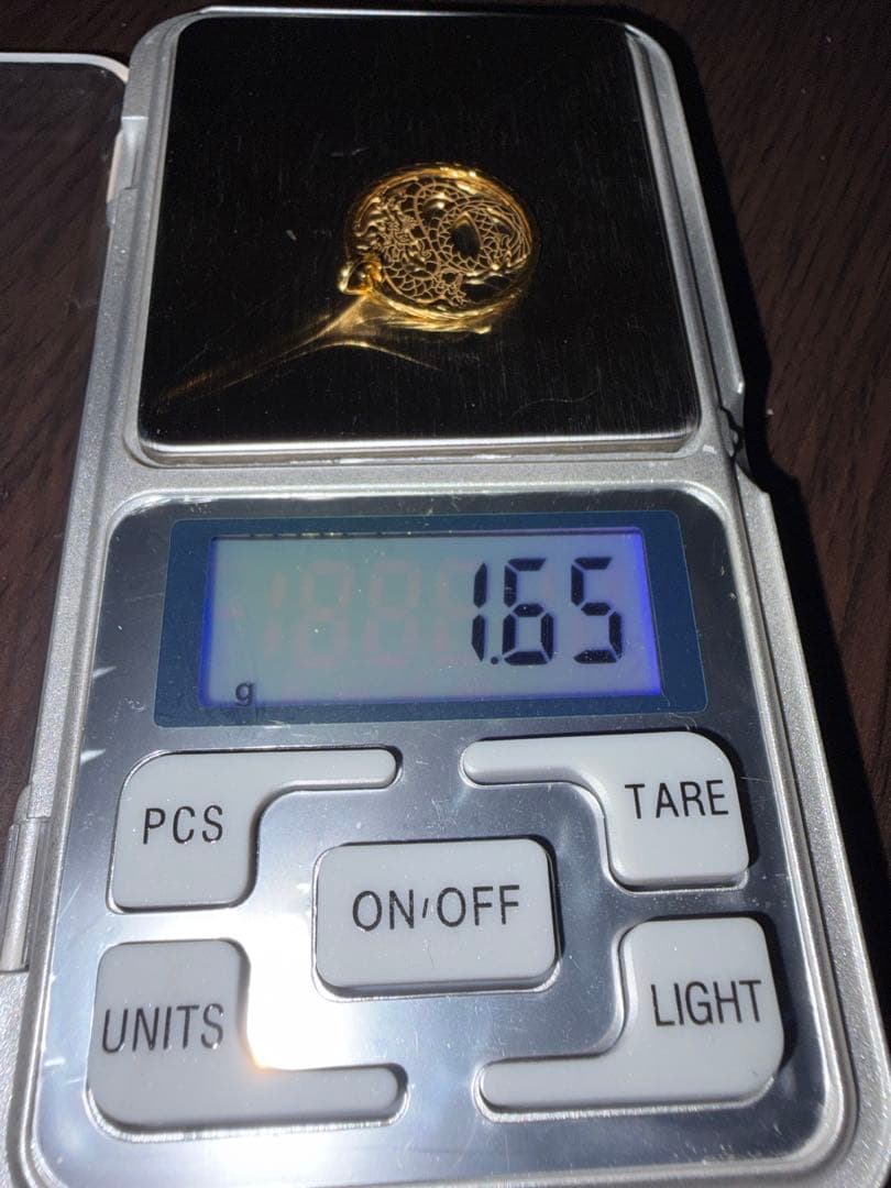 Au999 K24 ドラゴン　ペンダントトップ