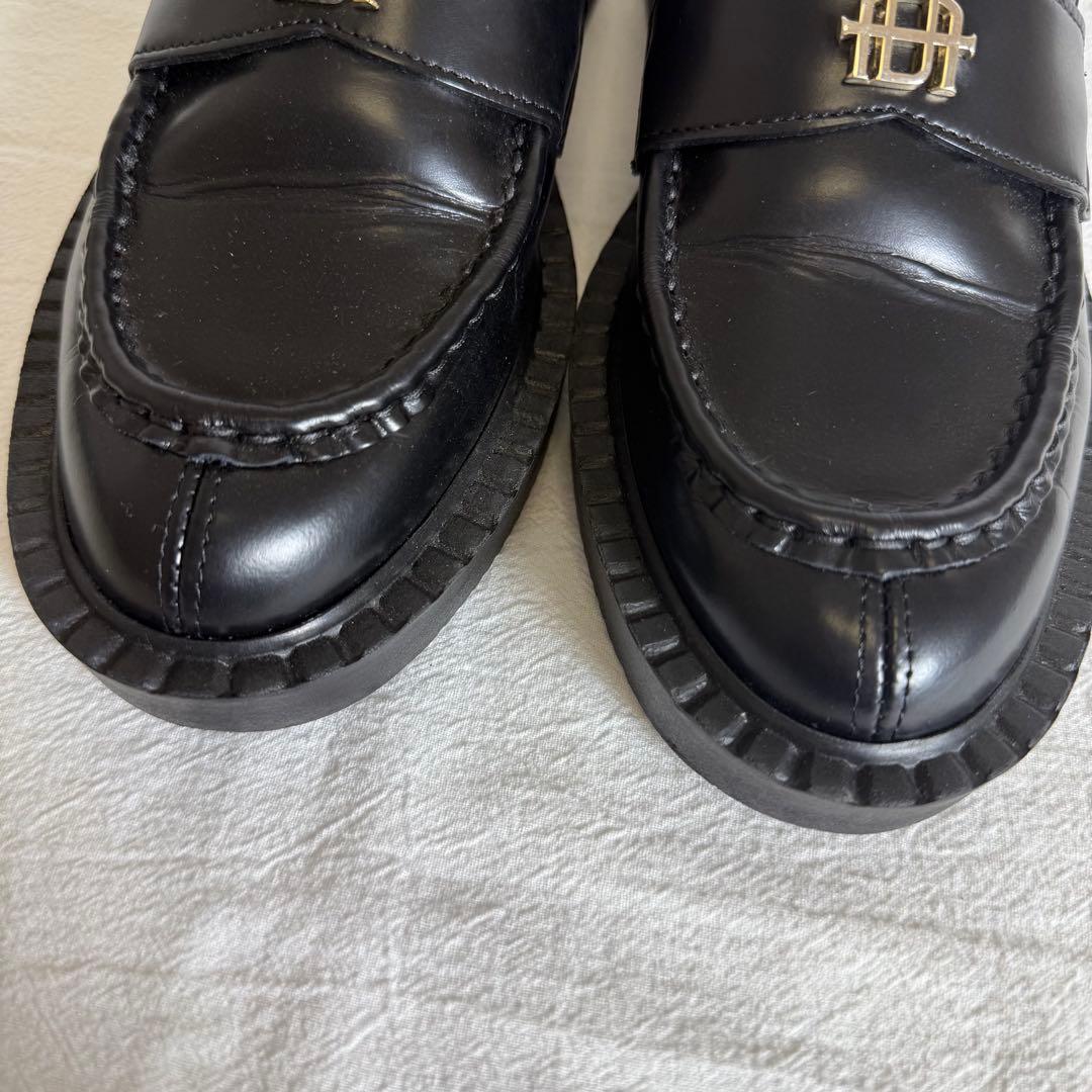 ✨美品✨　DIANA ダイアナ　厚底ローファー　革靴　23.0