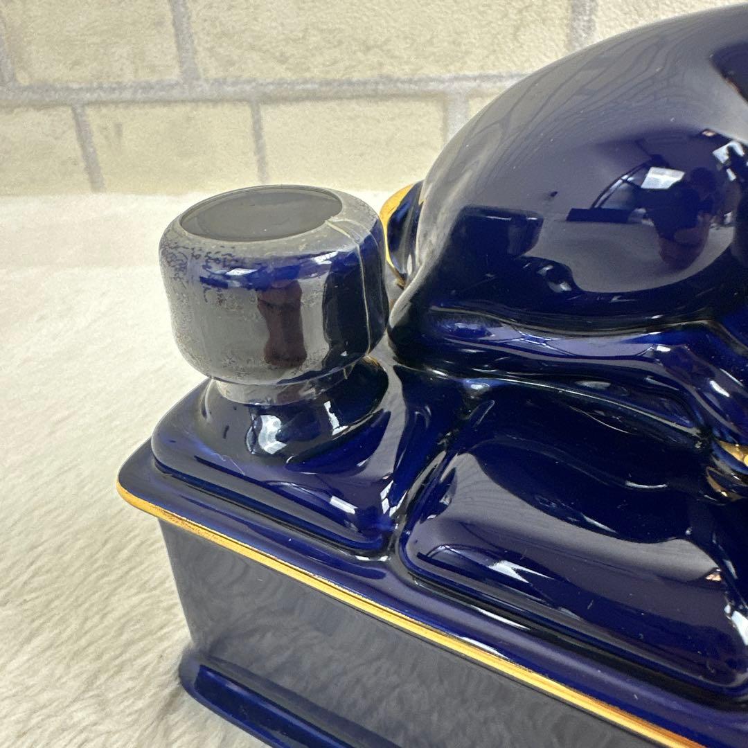 HINE X.O. COGNAC ハインコニャック 青鹿陶器リモージュ