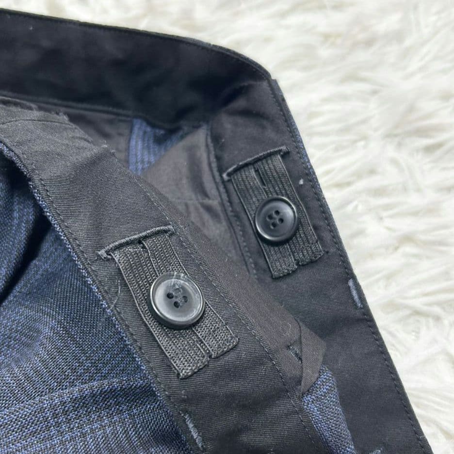 【極美品】バーバリー フォーマル スーツ キッズ 140 ネイビー 卒服