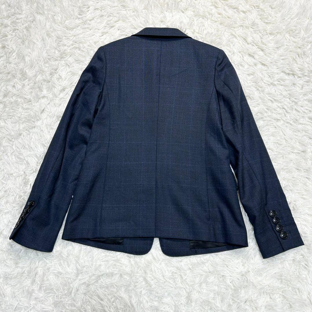 【極美品】バーバリー フォーマル スーツ キッズ 140 ネイビー 卒服