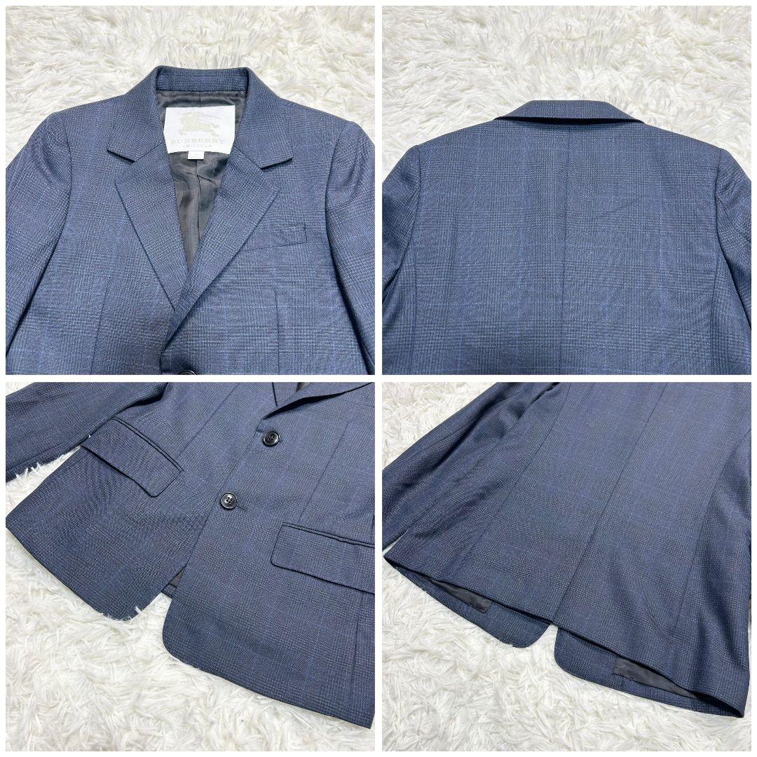 【極美品】バーバリー フォーマル スーツ キッズ 140 ネイビー 卒服