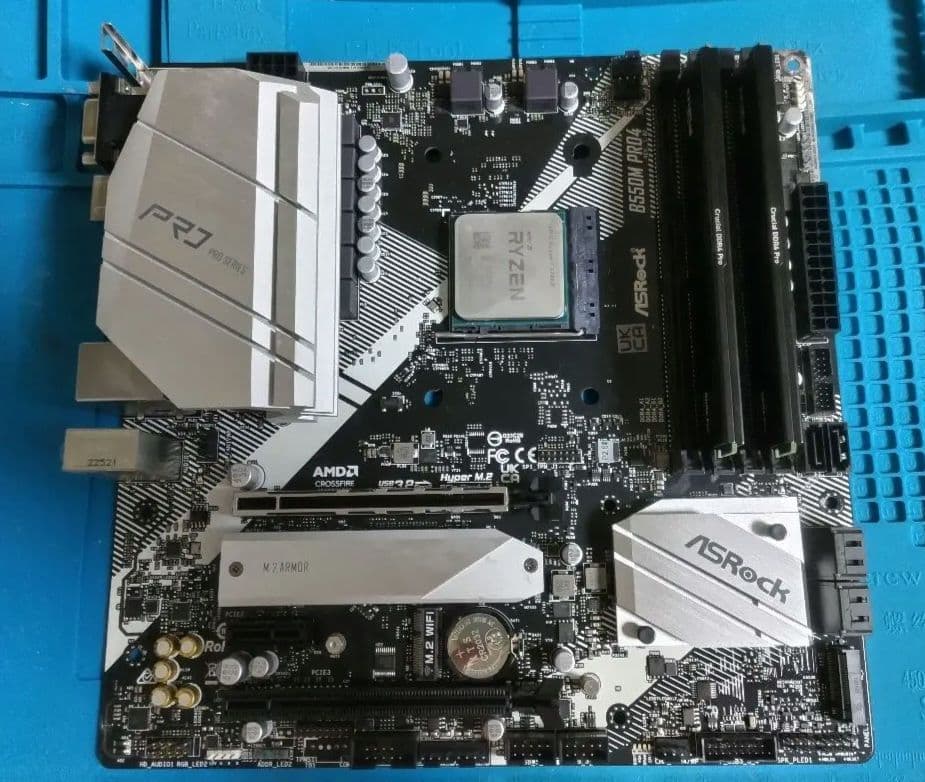 5700x & ASRock B550M PRO4 ddr4 32GB セット