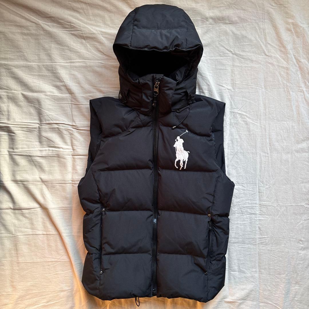 【現行】極美品 Polo Ralph Lauren ビッグポニー ダウンベスト