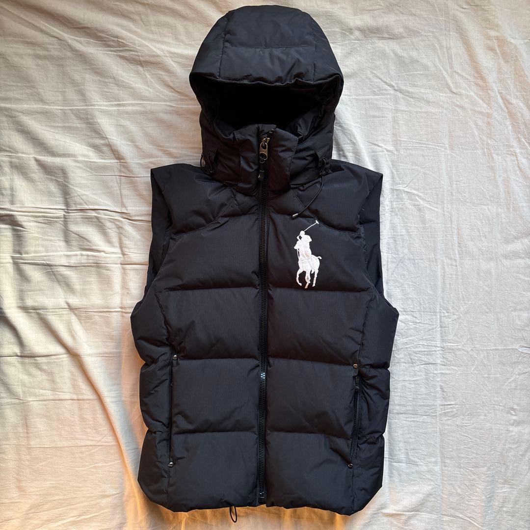 【現行】極美品 Polo Ralph Lauren ビッグポニー ダウンベスト