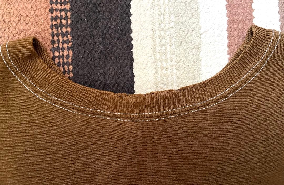 【希少】80s Champion リバースウィーブ トリコタグ 後染めブラウン