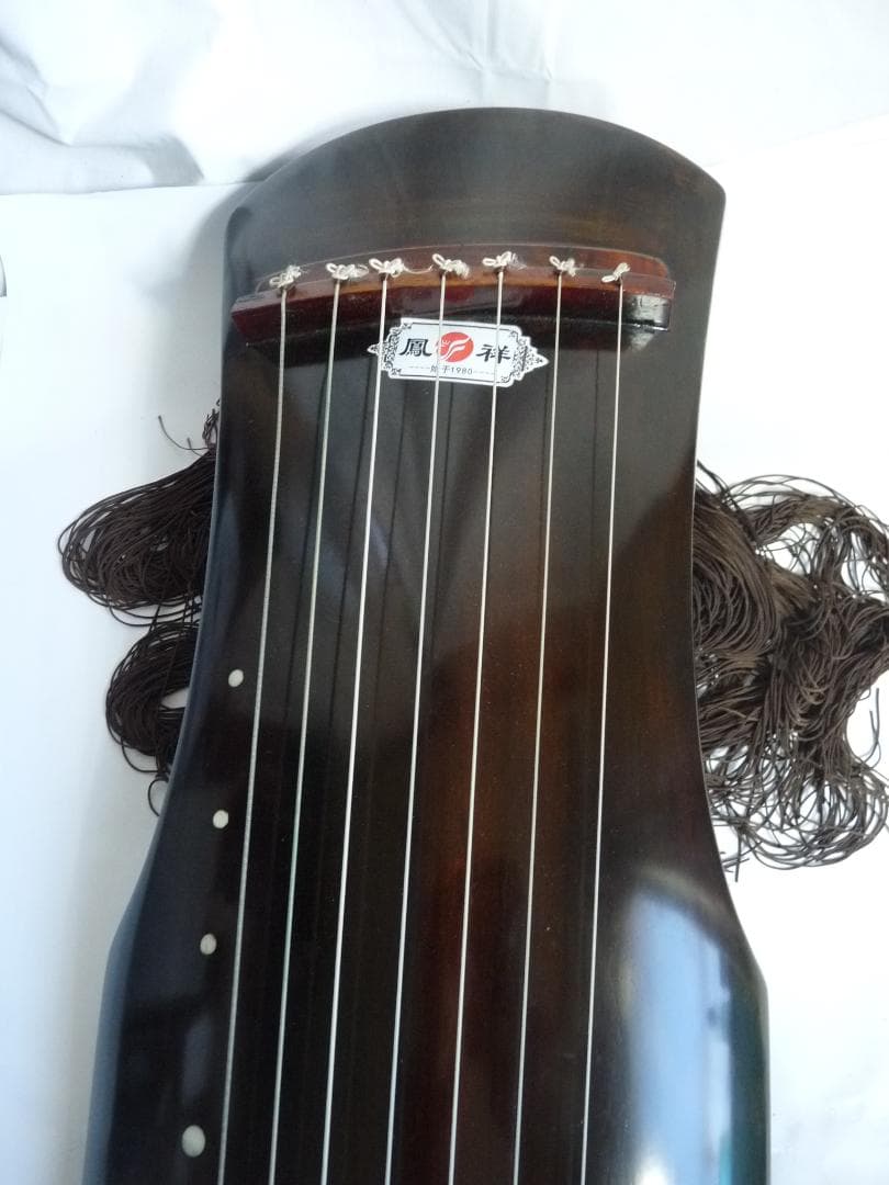 七絃琴　古琴　鳳詳　中国楽器　123ｃｍ　現状品