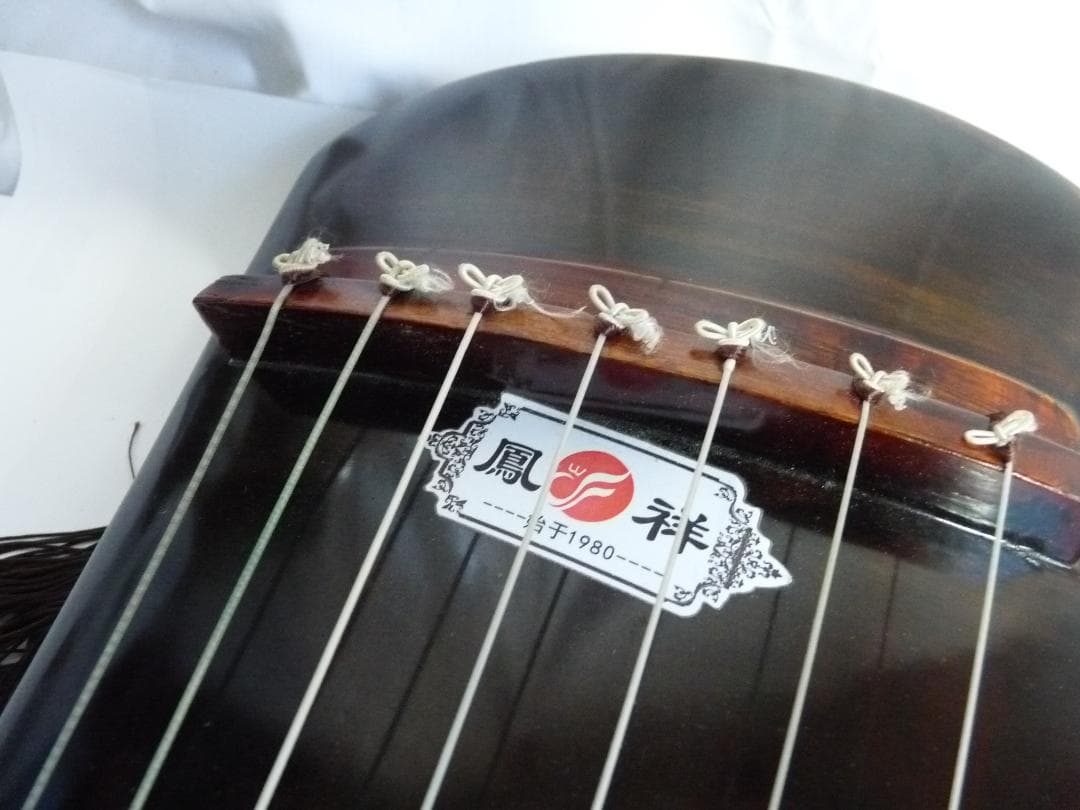 七絃琴　古琴　鳳詳　中国楽器　123ｃｍ　現状品