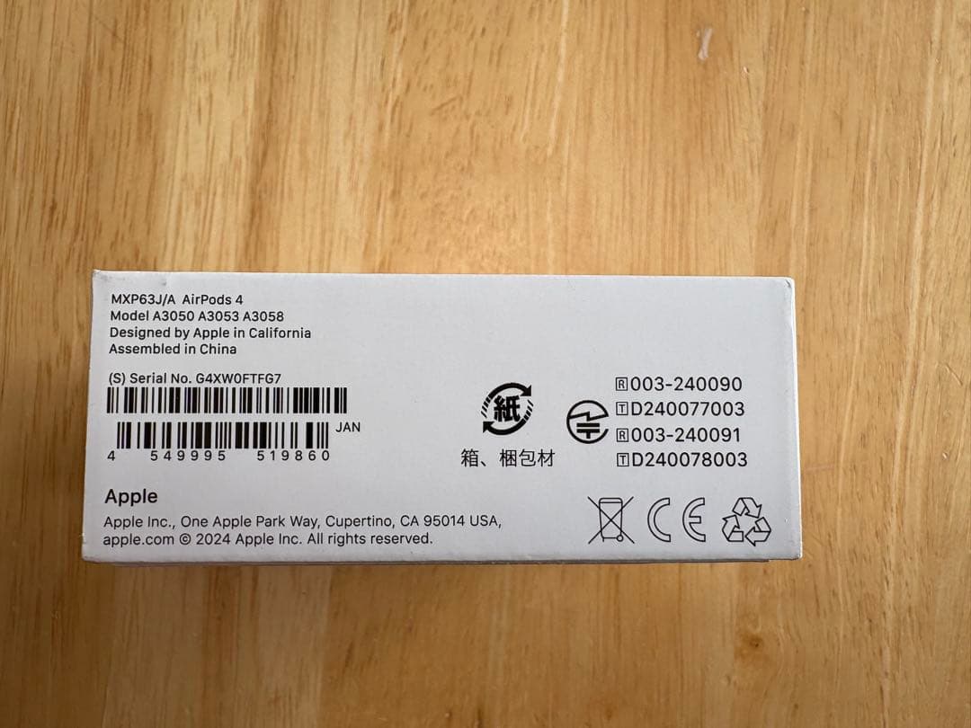 AirPods4 正規品