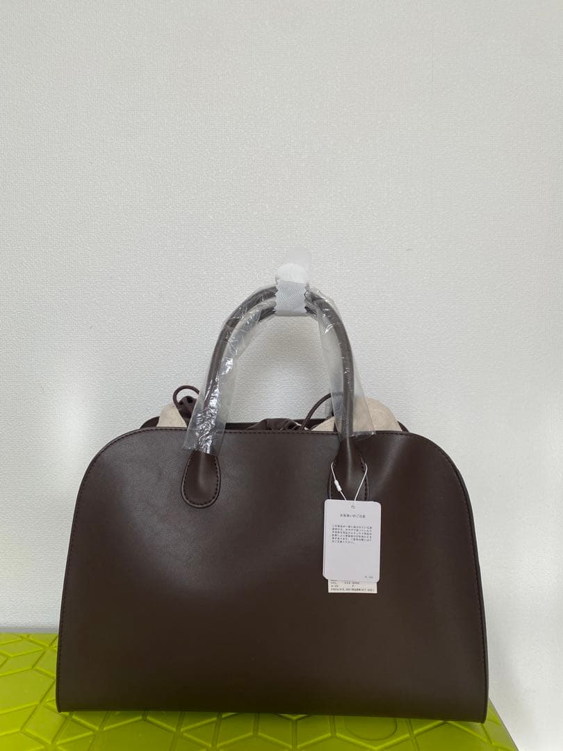 【新品】Mila Owen 巾着付きラージボストンバッグ ダークブラウン