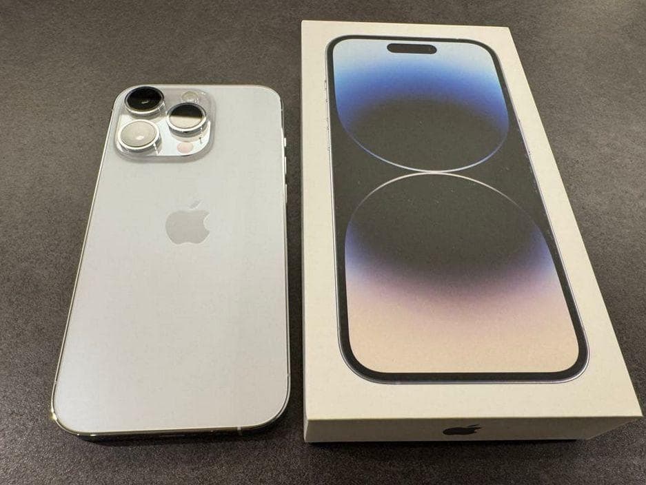 Apple iPhone 14 Pro 128GB シルバー 本体【美品】