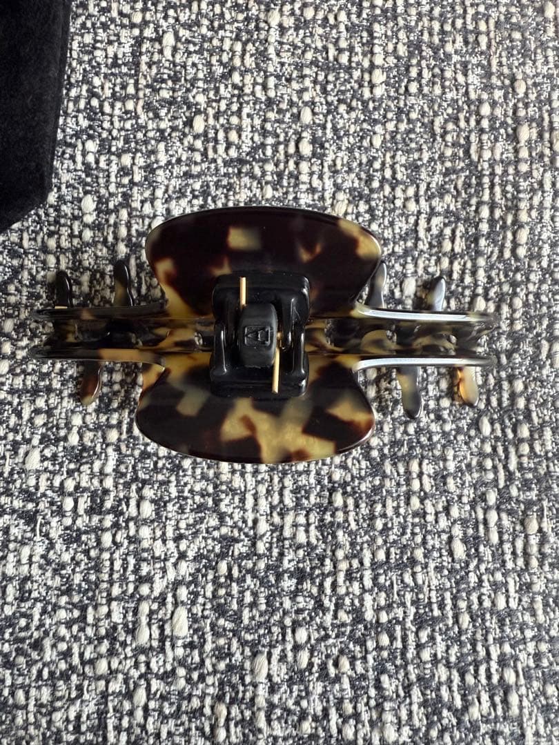 《美品》ALEXANDRE DE PARIS 鼈甲 ヘアクリップ L