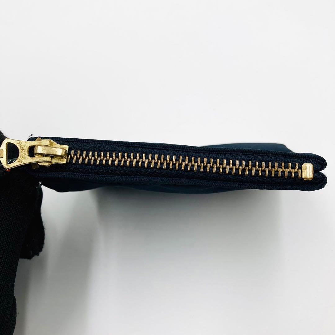 未使用級✨ポーター　オフィサーキット　ネックポーチ　キーケース　アイアンブルー