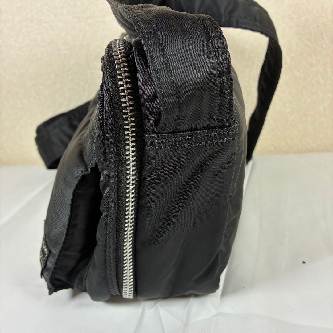 [未使用級] PORTER タンカー ショルダーバッグ 2層 ブラック S