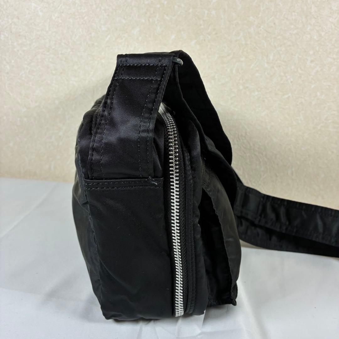 [未使用級] PORTER タンカー ショルダーバッグ 2層 ブラック S