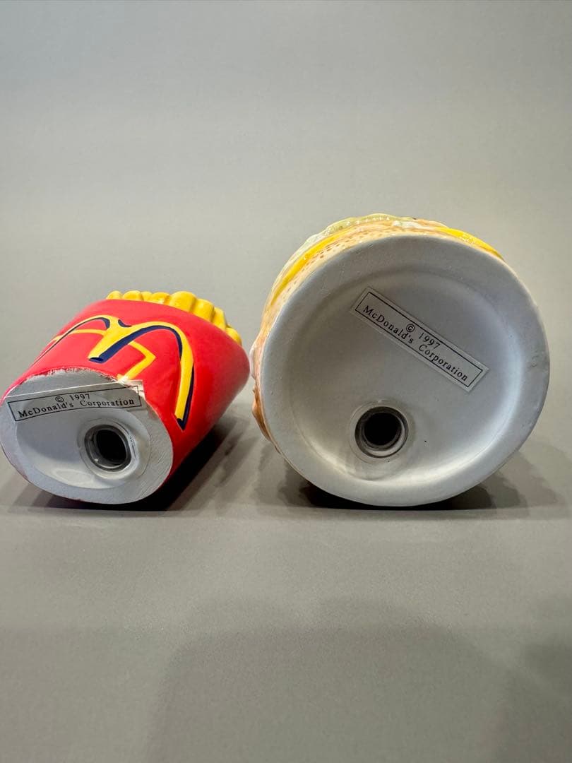 ✳︎希少✳︎ マクドナルド ビッグマック フライドポテト 1997 陶器 置物 新品