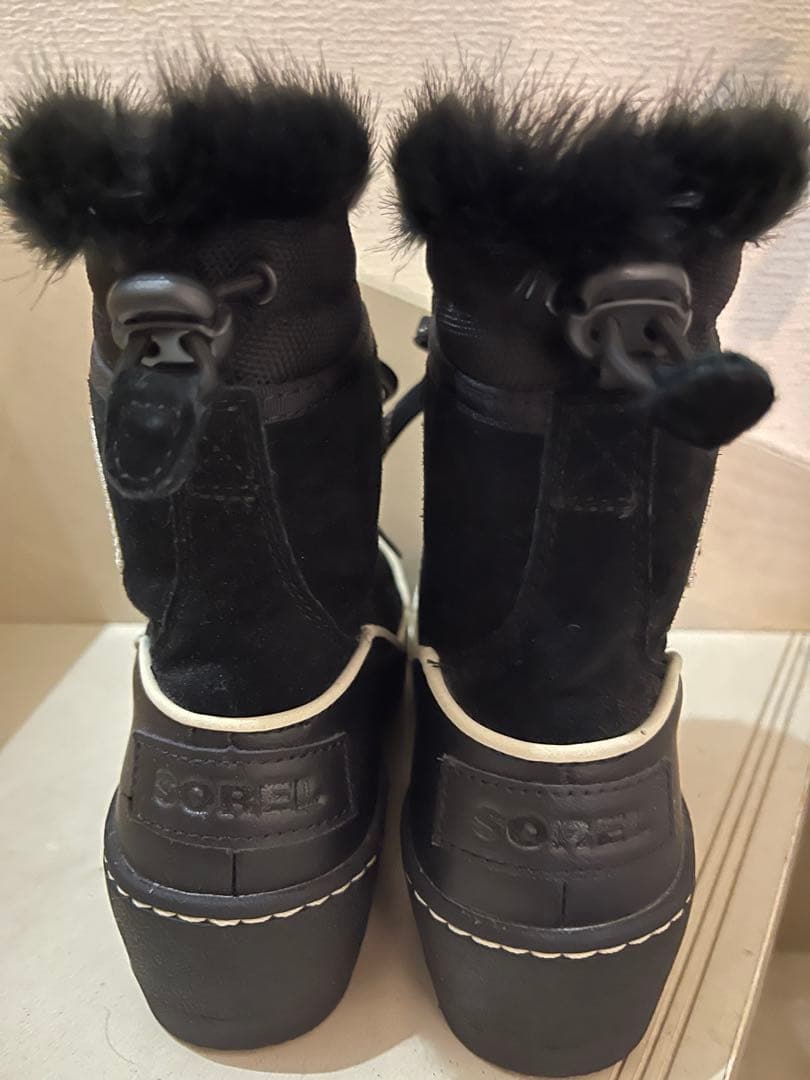 SOREL ブラック スノーブーツ