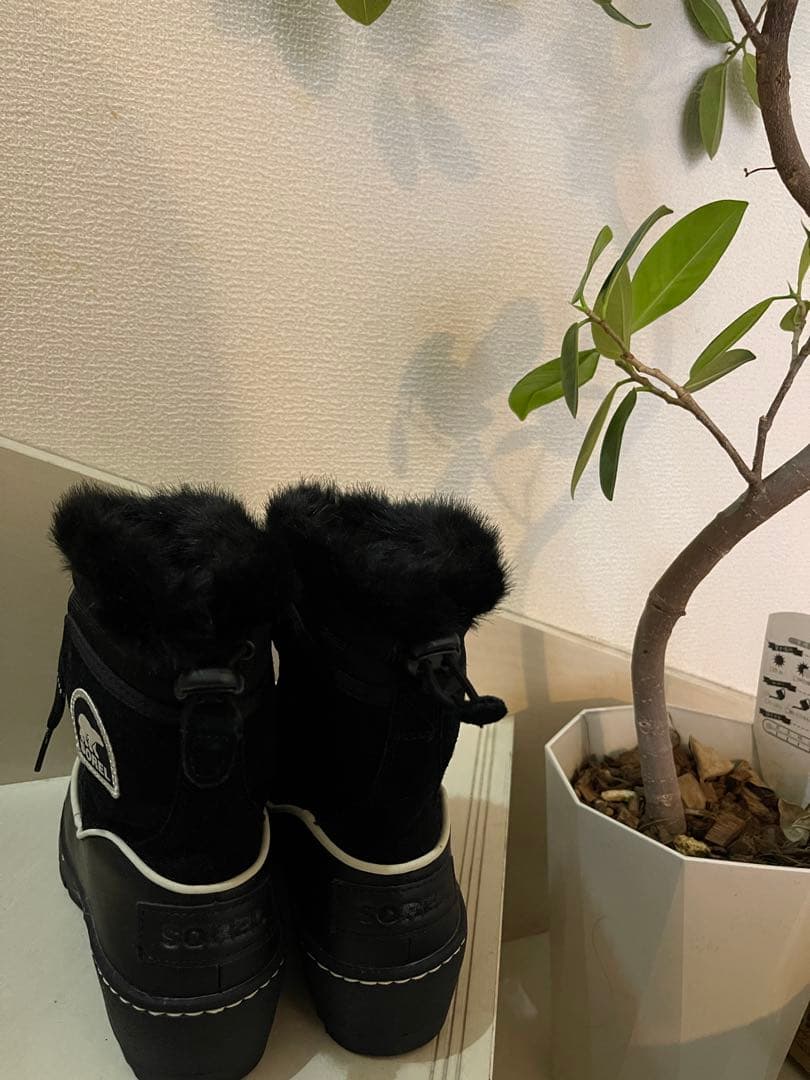 SOREL ブラック スノーブーツ