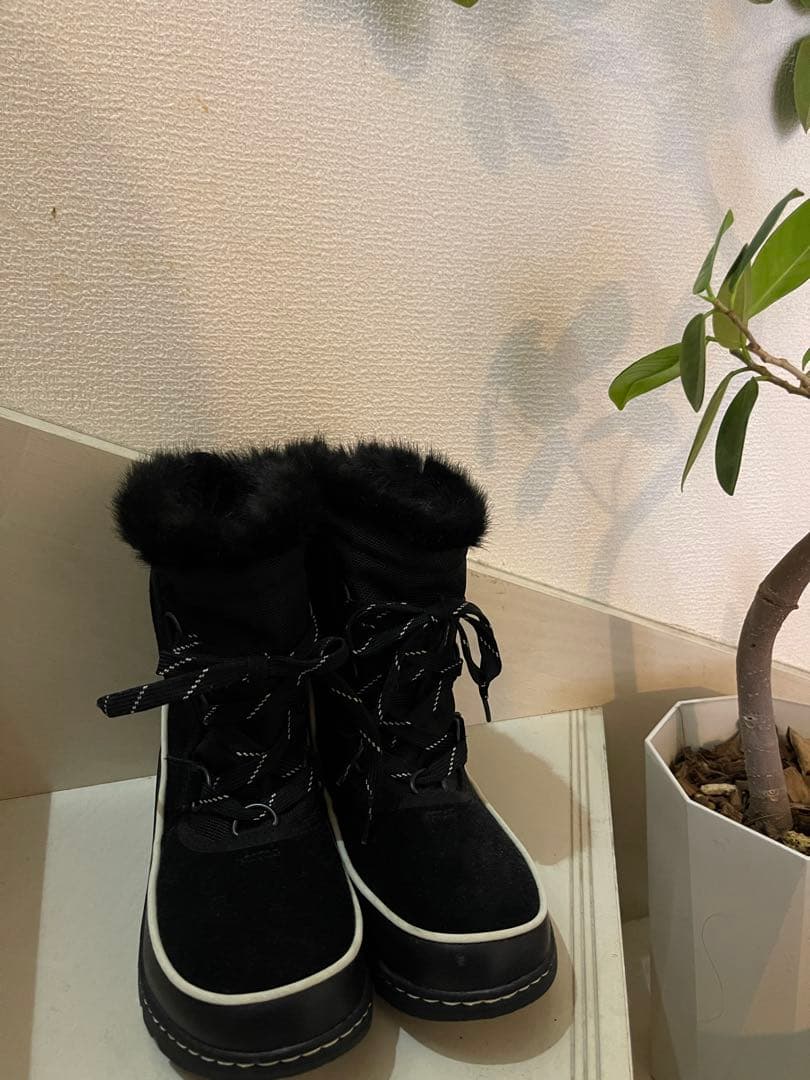 SOREL ブラック スノーブーツ