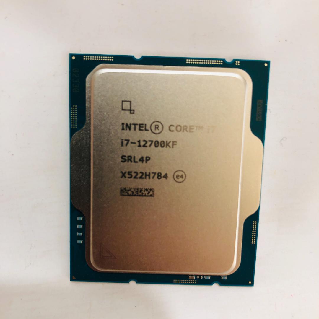 Intel Core i7-12700KF CPU インテル プロセッサー o2