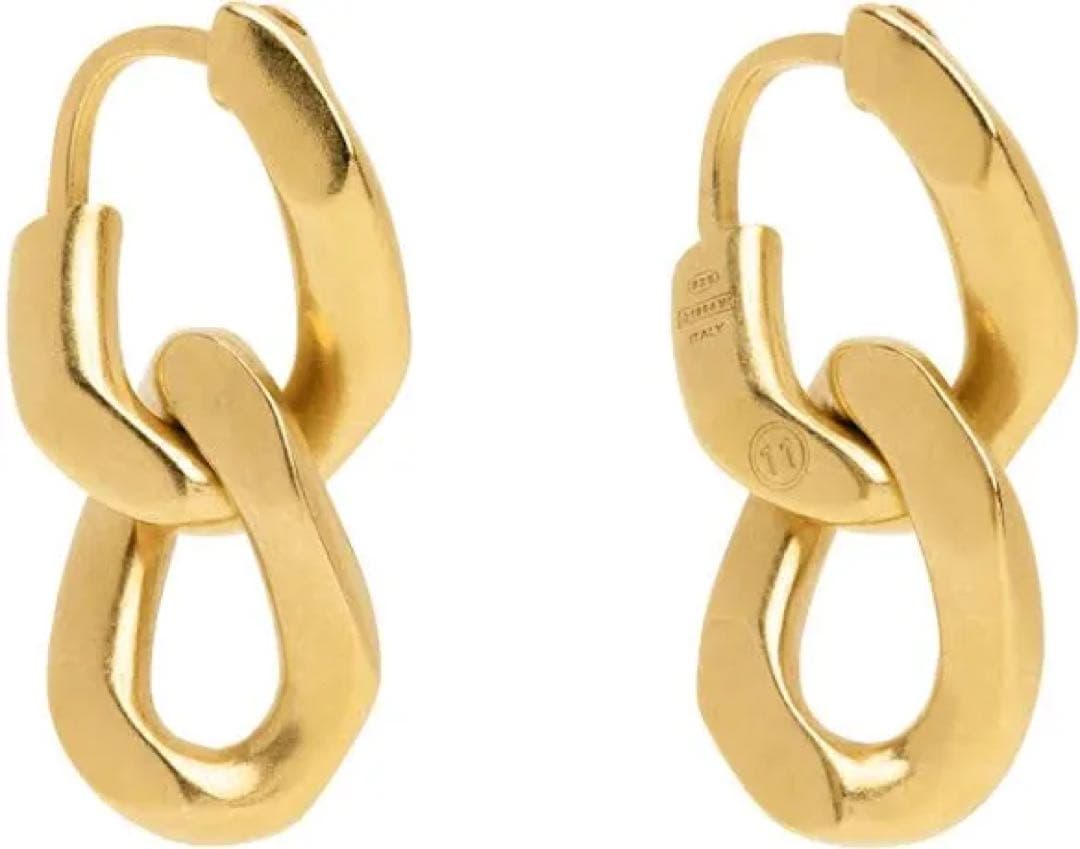 Maison Margiela マルジェラ　マイヨンピアスダブルフープリング片耳