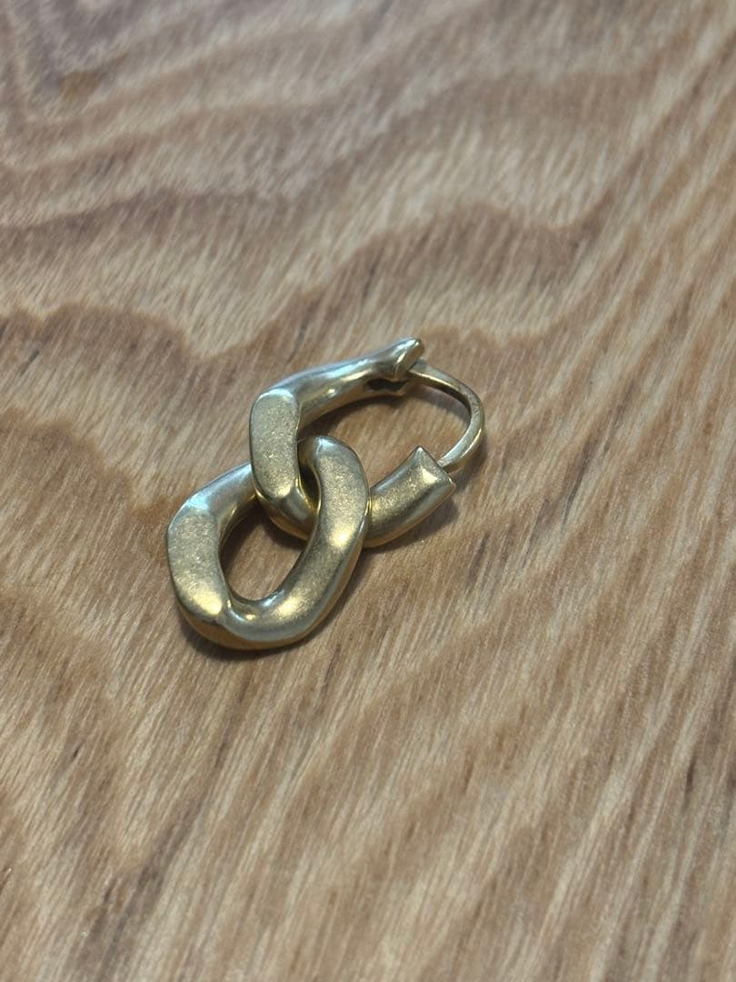 Maison Margiela マルジェラ　マイヨンピアスダブルフープリング片耳