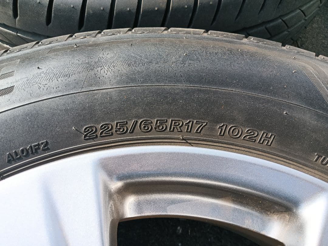 RAV4 50系　純正アルミホイール・タイヤ4本セット送料込 225/65R17