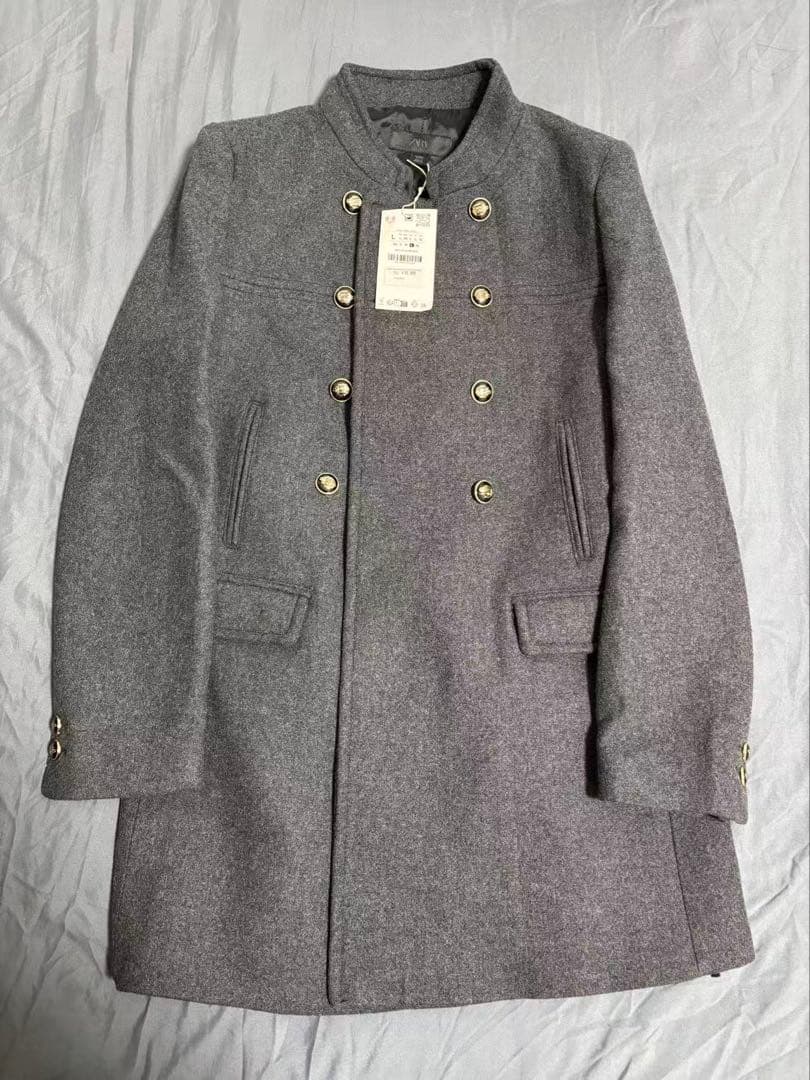 新品❗️ZARA ウールダブルブレストコートMサイズ