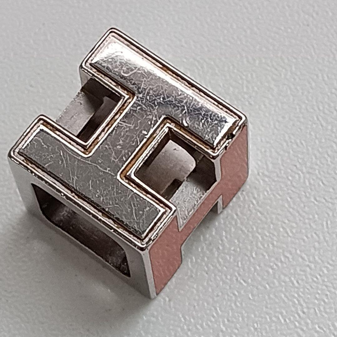 AMH11 エルメス 極美品 Hキューブ ネックレストップ