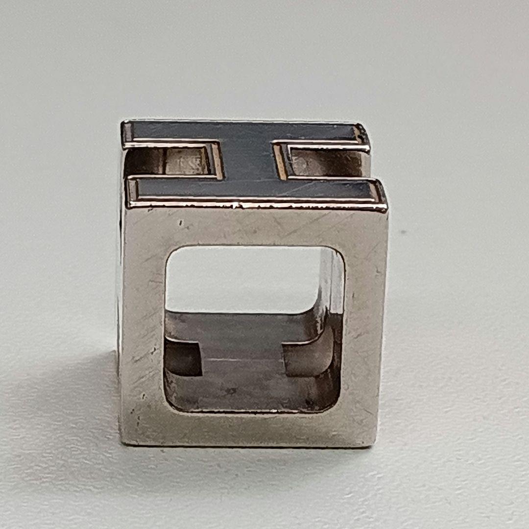 AMH11 エルメス 極美品 Hキューブ ネックレストップ