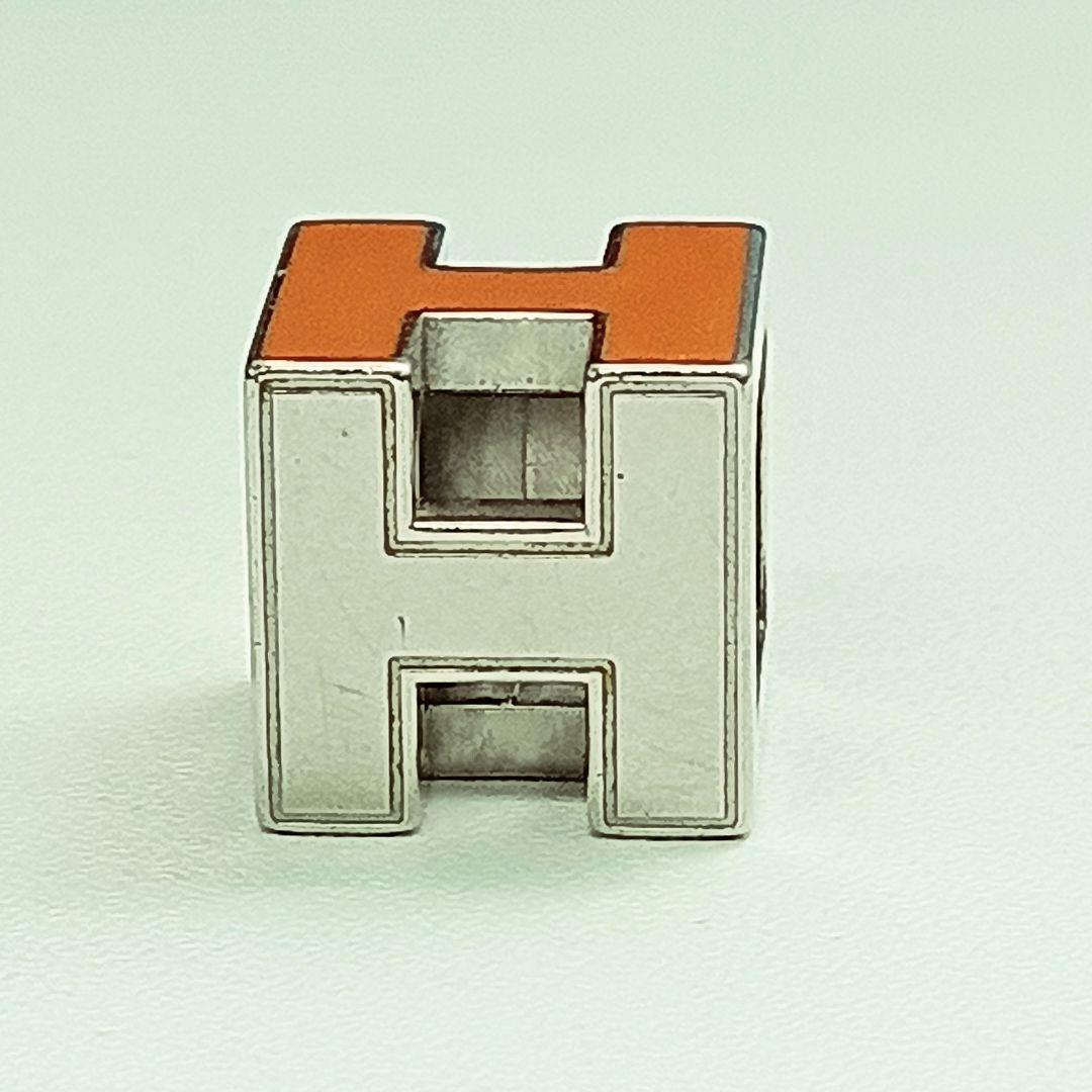 AMH11 エルメス 極美品 Hキューブ ネックレストップ