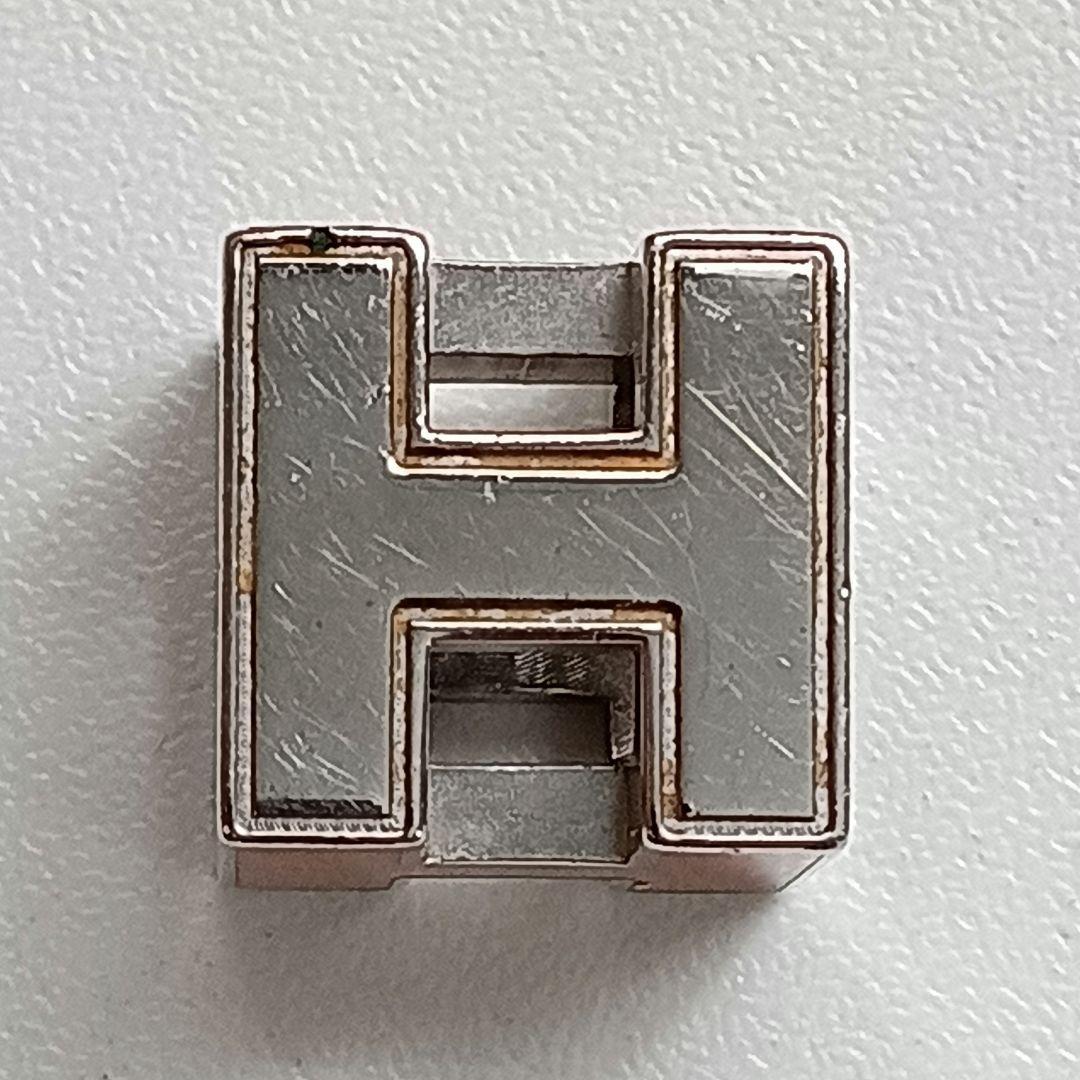 AMH11 エルメス 極美品 Hキューブ ネックレストップ