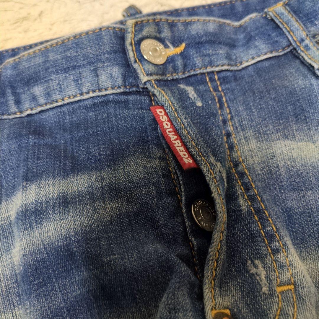 希少✨ディースクエアード sexy twist jean デニム 緑パッチ 52