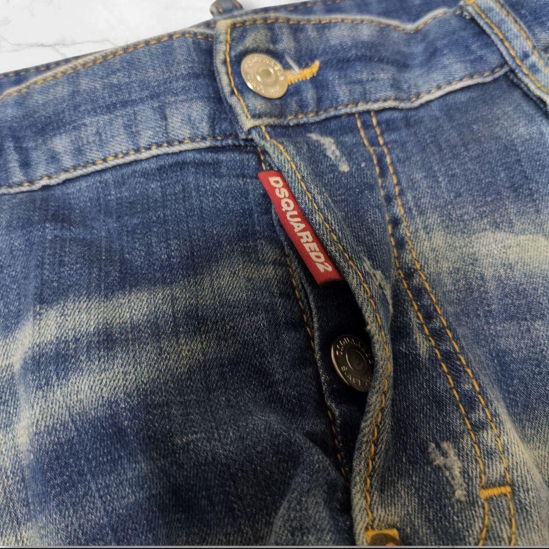 希少✨ディースクエアード sexy twist jean デニム 緑パッチ 52