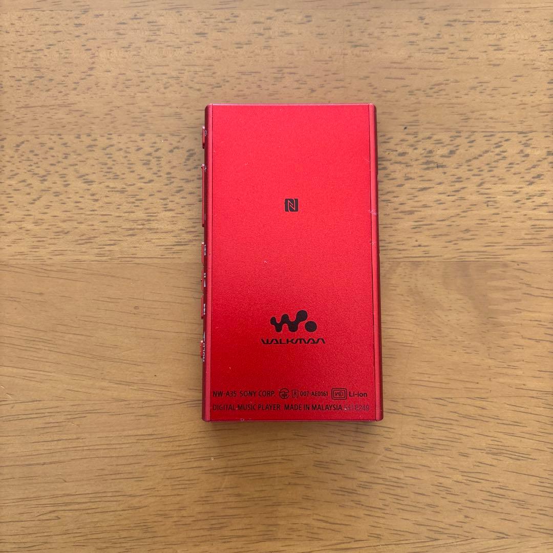 SONY NW-A105 レッド デジタルオーディオプレーヤー