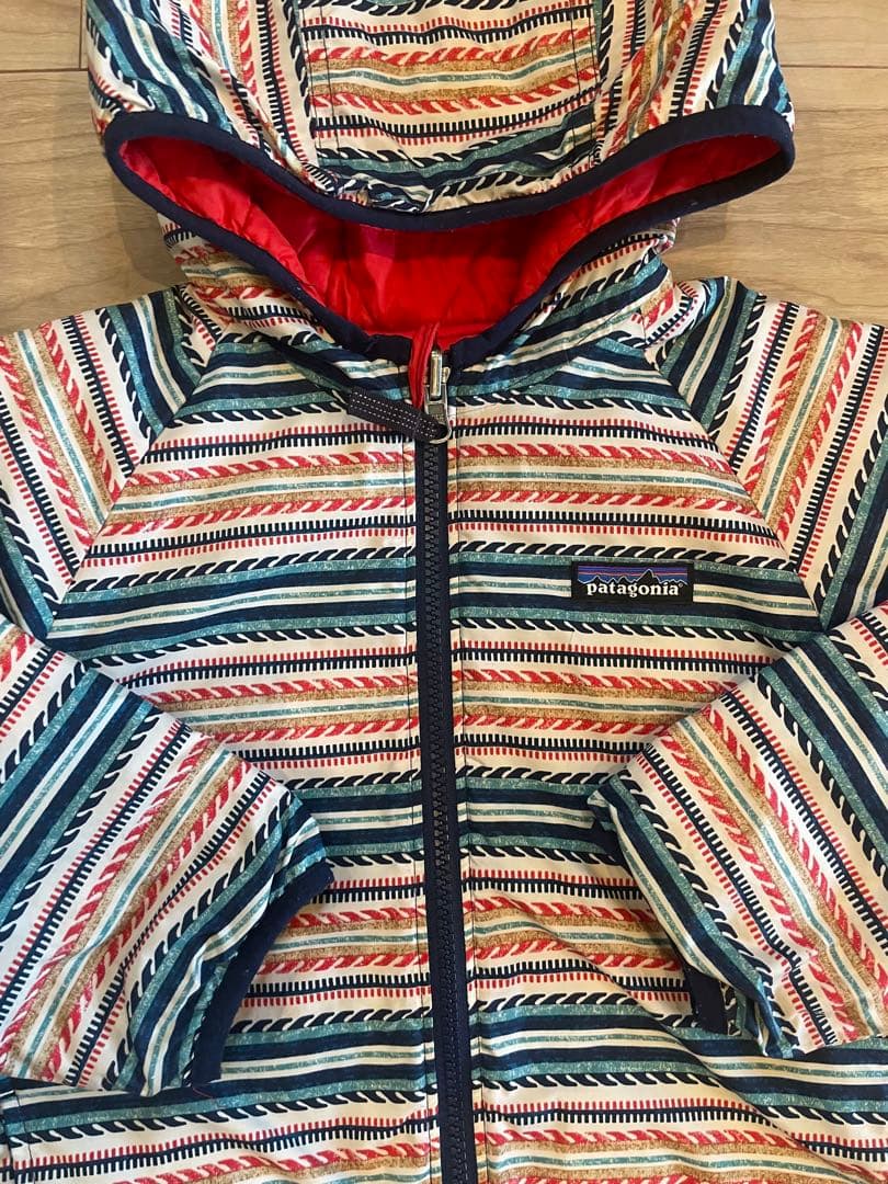 パタゴニア リバーシブル　スノーウェア スキーウェア　5T 110-120