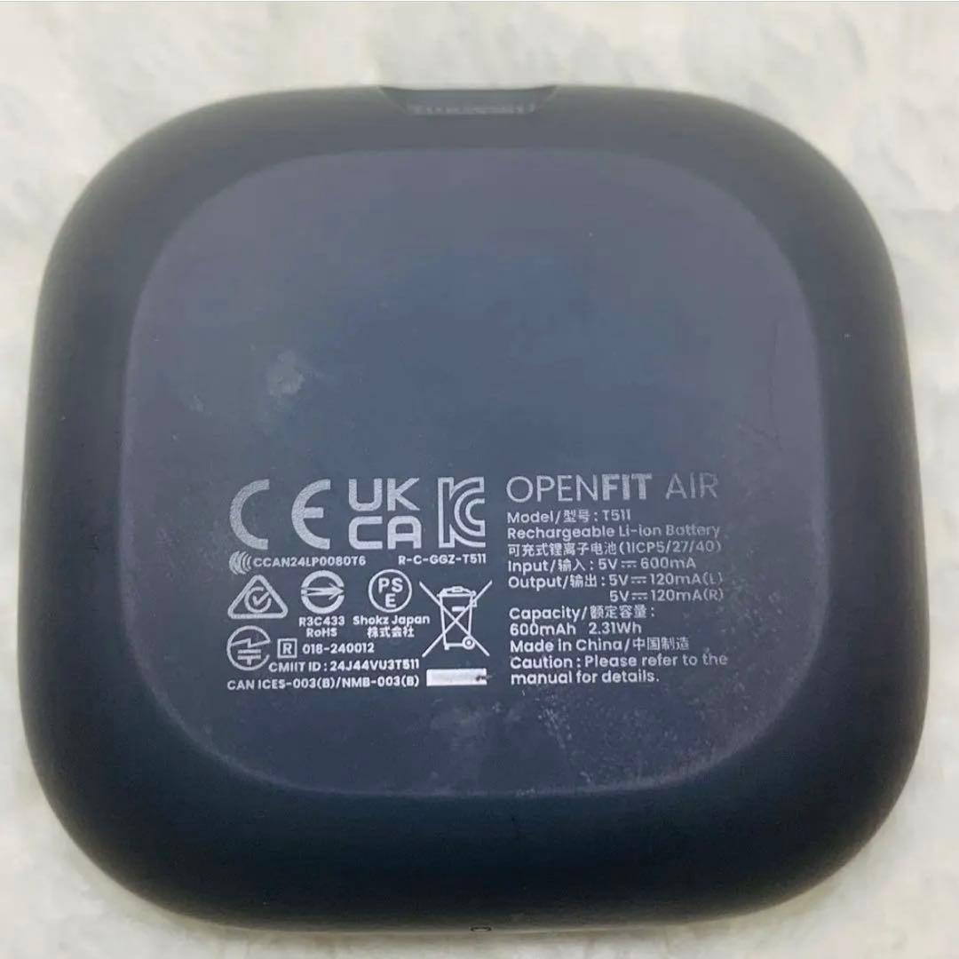 美品 SHOKZ OPENFIT AIR ブラック　2