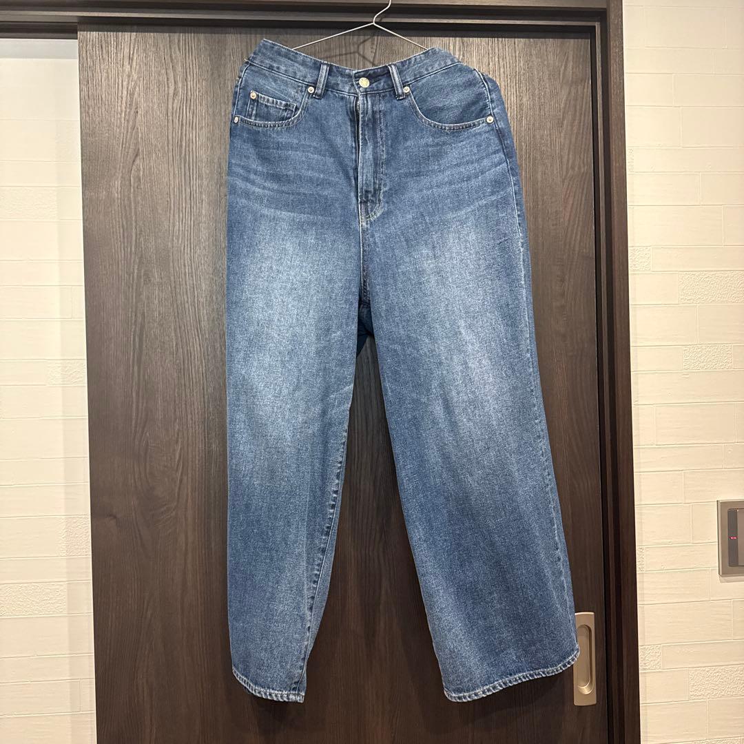 デニムキャミソールとパンツのセット