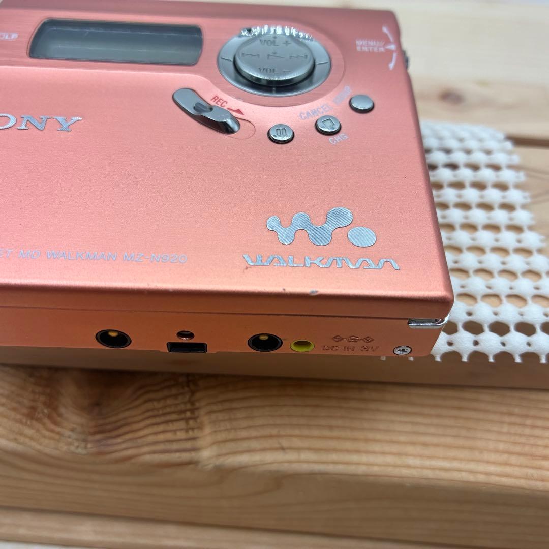 【動作確認済み】SONY ソニー MDウォークマン NetMD MZ-N920