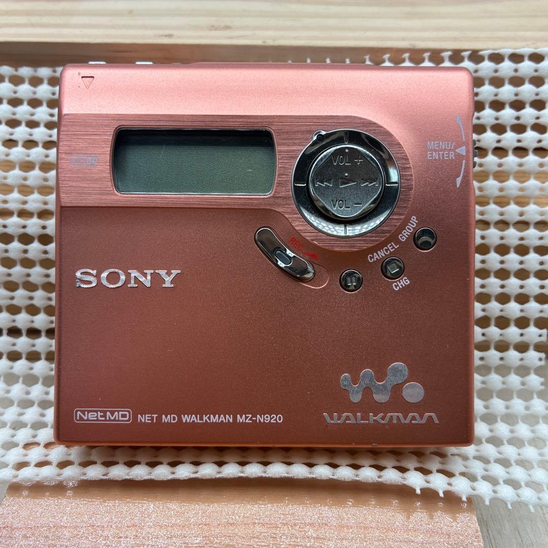 【動作確認済み】SONY ソニー MDウォークマン NetMD MZ-N920