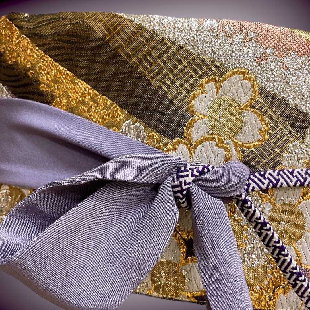 ラメ糸煌めく キラキラ サッシュベルト リボン W55〜75cm J70903