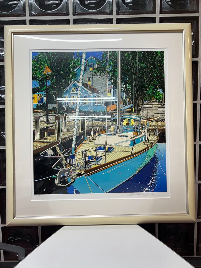 鈴木英人　「果てしなき君の旅」 シルクスクリーン　サイン入り　ED134/200