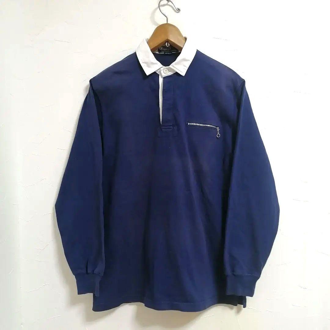 90sPoloRalphLaurenポロラルフローレン　RL-92 ラガーシャツ