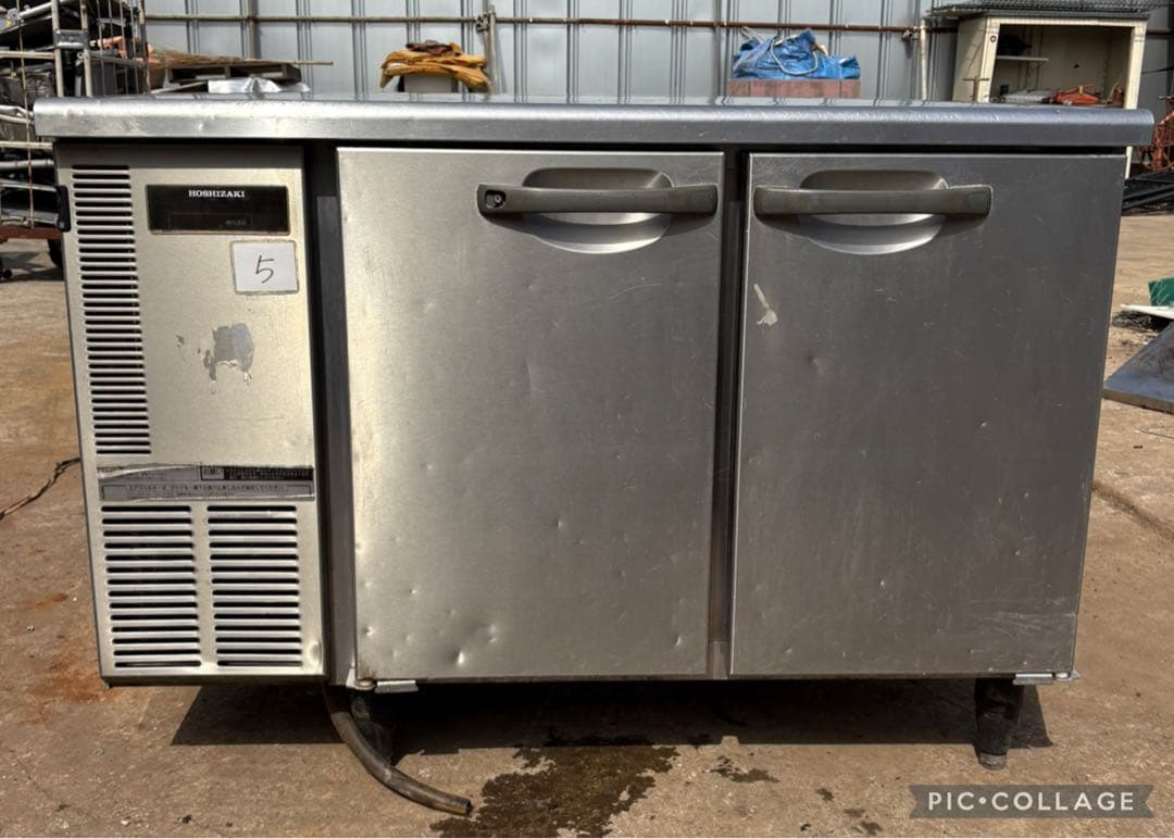 業務用ホシザキの ステンレス製 2ドア冷蔵庫 120ｃｍ幅の需要の多い商品です