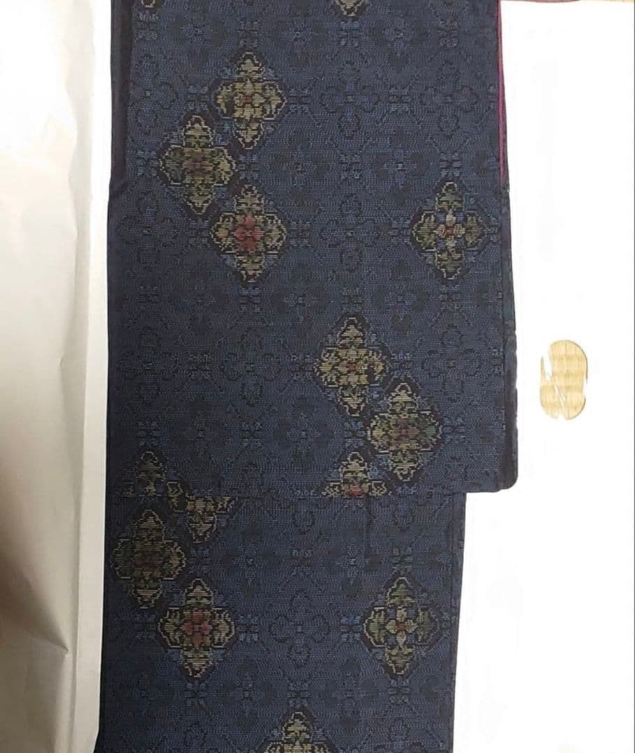 スーパートールサイズ 大島紬 着物 身丈181cm　裄丈69.8