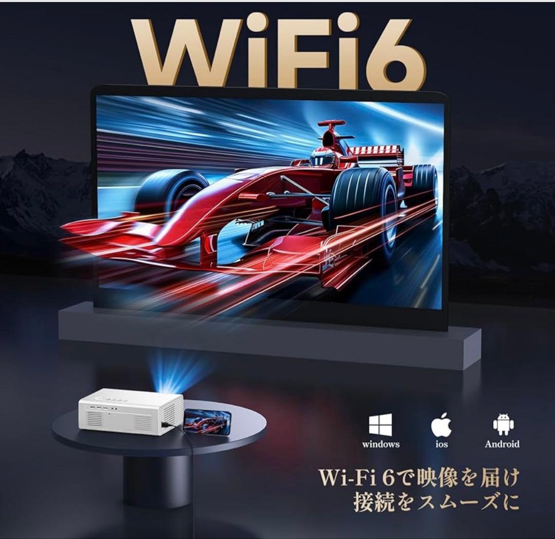 4Kプロジェクター Netflix【Aiチップ搭載】