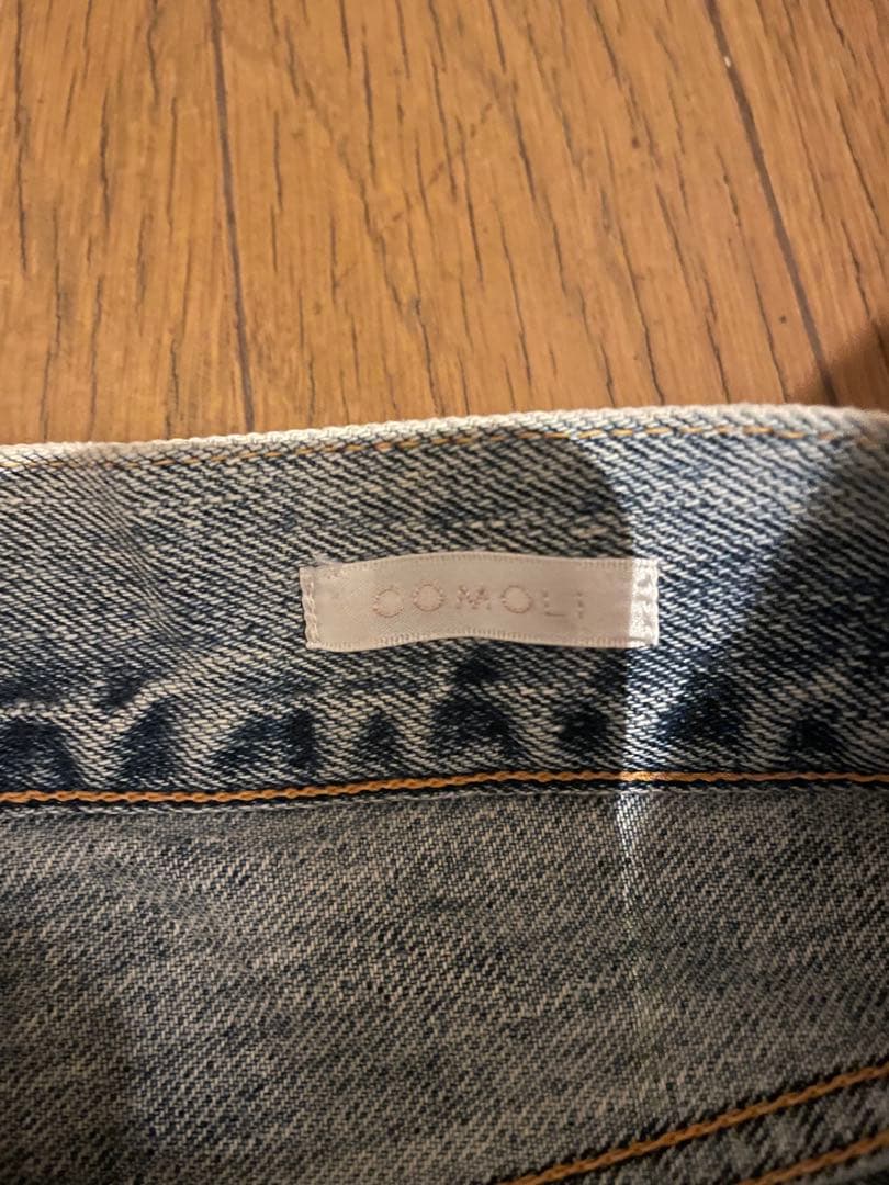 comoli 23ss 5pブリーチデニム　サイズ1