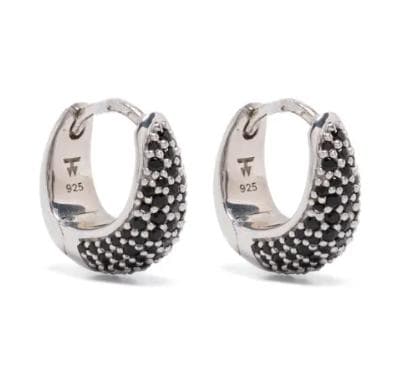 【定価4.8万】TOM WOOD Ice Huggie Pave ピアス M