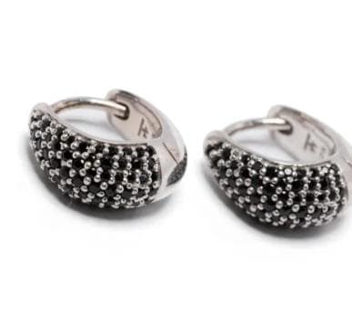 【定価4.8万】TOM WOOD Ice Huggie Pave ピアス M